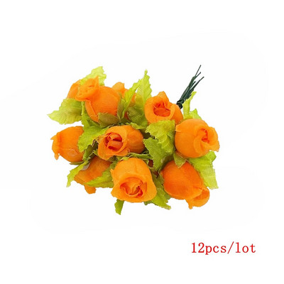 6/10/12/90/130gab Apelsīnu jauktu mākslīgo ziedu ķiršu putekšņlapu ogu saišķis DIY viltus Ziemassvētku kāzu dāvanu kastītes vainagu dekors
