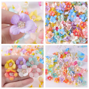 50-100 τμχ 2cm Mini κεφαλή λουλουδιών μαργαρίτα πολύχρωμο μεταξωτό τεχνητό λουλούδι για διακόσμηση σπιτιού γάμου DIY Γιρλάντα