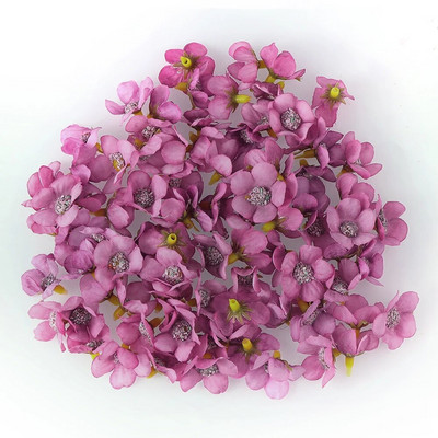 50-100 komada Mini cvjetna glava tratinčice od 2 cm, višebojni svileni umjetni cvijet za zabavu i vjenčanje, ukras za dom. Uradi sam vijenac za glavu