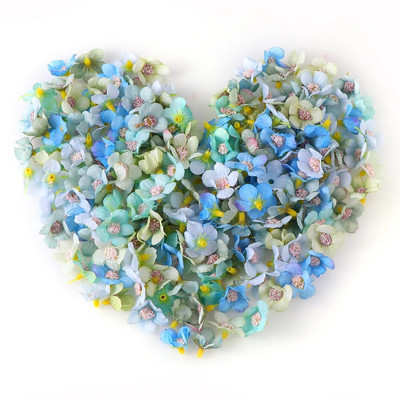 50-100 komada Mini cvjetna glava tratinčice od 2 cm, višebojni svileni umjetni cvijet za zabavu i vjenčanje, ukras za dom. Uradi sam vijenac za glavu