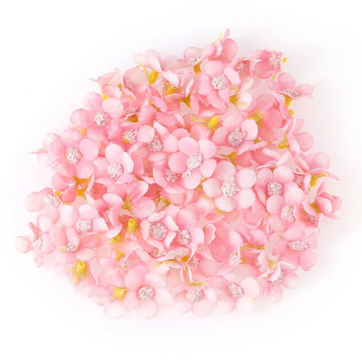 50-100 komada Mini cvjetna glava tratinčice od 2 cm, višebojni svileni umjetni cvijet za zabavu i vjenčanje, ukras za dom. Uradi sam vijenac za glavu