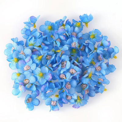 50-100 komada Mini cvjetna glava tratinčice od 2 cm, višebojni svileni umjetni cvijet za zabavu i vjenčanje, ukras za dom. Uradi sam vijenac za glavu