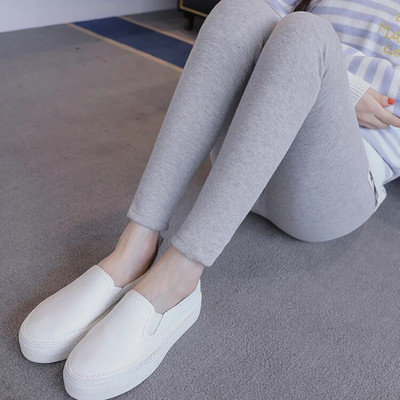 Jesen Zima Trudničke Tople Uske Tajice Trudničke Deblje Hlače Ženske Hlače Odjeća Crno Siva Kaki Odjeća