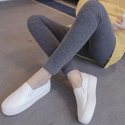 Jesen Zima Trudničke Tople Uske Tajice Trudničke Deblje Hlače Ženske Hlače Odjeća Crno Siva Kaki Odjeća