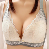 Novi grudnjak Donje rublje Čipkasta prednja kopča Donje rublje za trudnice koje doje Postporođajna ljetna tanka kolekcija bez čeličnog prstena