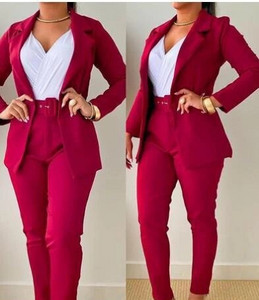 2023 m. rudens madingi moteriški drabužių kostiumai, laisvalaikio marginimas su įpjova apykakle, ilgomis rankovėmis, švarkelio ir ombre kelnių rinkinys Y2k moteriškas