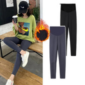 Jesenska i zimska ženska odjeća Odjeća za trudnice Zimske tajice podebljane baršunom Hlače za trudnice Tople hlače