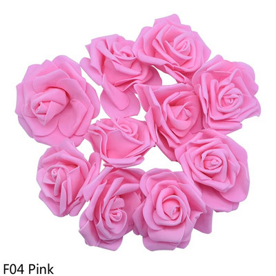 30Pcs/lot 8cm Velike ruže od PE pjene Umjetne cvjetne glavice za dekoraciju vjenčanja DIY vijenci Kućni vrt Dekorativni pribor