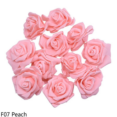 30Pcs/lot 8cm Velike ruže od PE pjene Umjetne cvjetne glavice za dekoraciju vjenčanja DIY vijenci Kućni vrt Dekorativni pribor