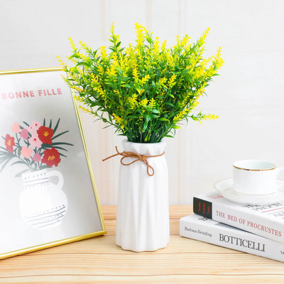 35 cm 7 vilica Umjetno lišće Lavanda Vjenčanje Dekoracija doma Pšenično klasje Cvjetni projekt Umjetno cvijeće Vanjska dekoracija