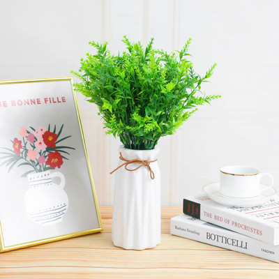 35 cm 7 vilica Umjetno lišće Lavanda Vjenčanje Dekoracija doma Pšenično klasje Cvjetni projekt Umjetno cvijeće Vanjska dekoracija