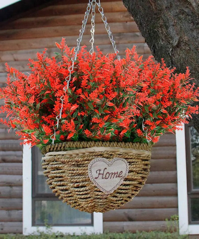 35 cm 7 vilica Umjetno lišće Lavanda Vjenčanje Dekoracija doma Pšenično klasje Cvjetni projekt Umjetno cvijeće Vanjska dekoracija