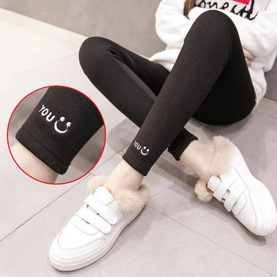 Zimska odjeća Tajice za trudnice Hlače visokog struka Podebljane tople i baršunaste trudničke hlače za trudnice