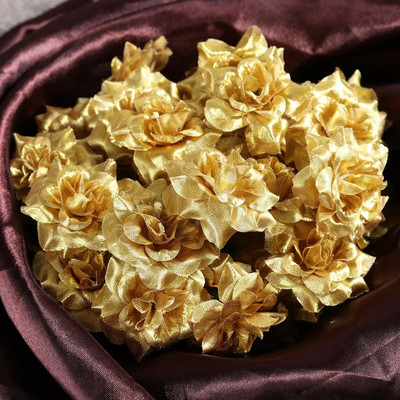 50 komada latica crne ruže Cvijet ruže Vjenčanje Ukrasno umjetno cvijeće Glava DIY Zanatski darovi Potrepštine za lažno cvijeće