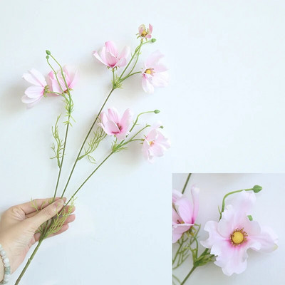 YO CHO 3 κλαδιά Τεχνητά λουλούδια Coreopsis για την Πρωτοχρονιά Διακόσμηση Γάμου Σπίτι Fake Flore Επιτραπέζιο Βάζο DIY Silk Galsang Flower