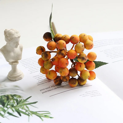 25cm Umjetni cvijet bobičastog voća Simulacija bobičastog voća Cvjetni ukras od pjene bobičastog voća Vjenčanje Biljka za kućni stol Božićni ukras 2023.