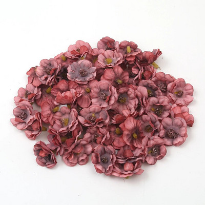 Daudzkrāsains 3 cm jasmīna ziedu galviņa Mini mākslīgie margrietiņu ziedi kāzu mājas dekorēšanai Ziemassvētku vainags Scrapbooking Amatniecība