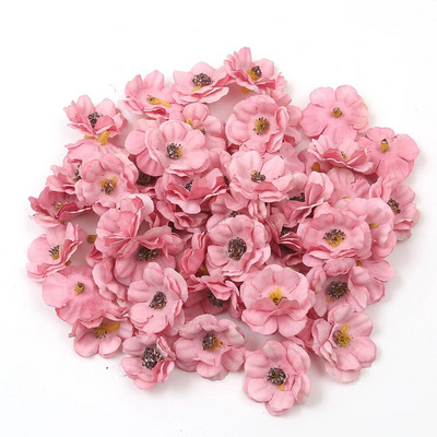 Daudzkrāsains 3 cm jasmīna ziedu galviņa Mini mākslīgie margrietiņu ziedi kāzu mājas dekorēšanai Ziemassvētku vainags Scrapbooking Amatniecība