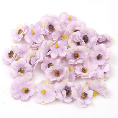 Daudzkrāsains 3 cm jasmīna ziedu galviņa Mini mākslīgie margrietiņu ziedi kāzu mājas dekorēšanai Ziemassvētku vainags Scrapbooking Amatniecība