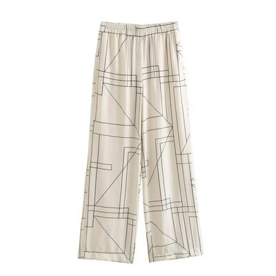 KJMYYX bikškostīms 2023. gada jauns vasaras sieviešu modes ģeometri biroja žakete, brīva sieviešu jaka, ikdienas bikses ar augstu vidukli