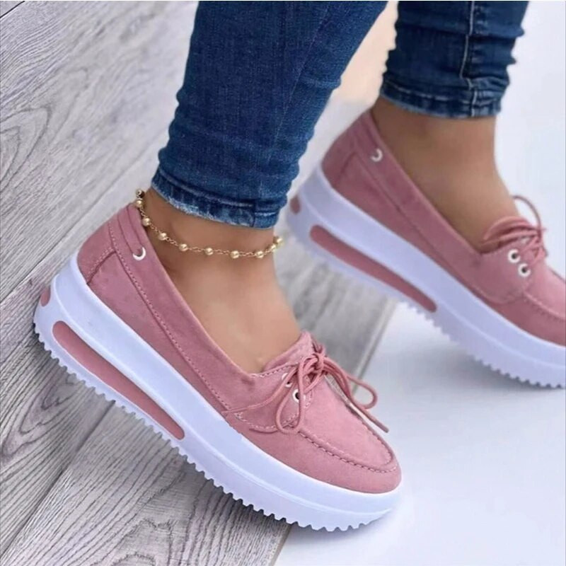 Platvorm-paadikingad Naiste mokassiinid 2022, uued libisevad tossud naistele, vabaaja paksutallaga jalavarjud, kerge jalutuskäik Zapatos Mujer