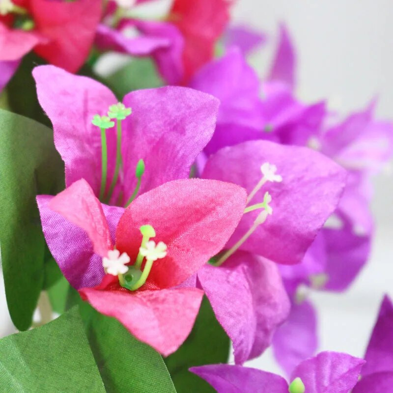 Simulacija cvjetanja šljive 78cm Bougainvillea Svila Lažni umjetni cvijet Vjenčanje Dnevni boravak Kućni dekor Cvjetni aranžman