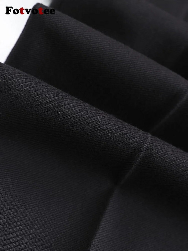 Γυναικεία κοστούμια γυναικείων παντελονιών Fotvotee Office Φθινόπωρο Χειμώνας 2023 Νέα Κορεάτικη Μόδα Casual Blazer Μπουφάν Κοστούμια Παντελόνια Σετ 2 τεμαχίων