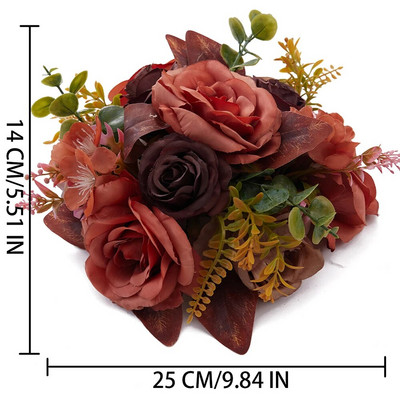 Kugla od umjetnog cvijeća Svilena ruža Božuri Lažni stol Cvjetna kugla Središnji dijelovi Party Vjenčanje Cesta Voditelj Pozadina Scena Deco