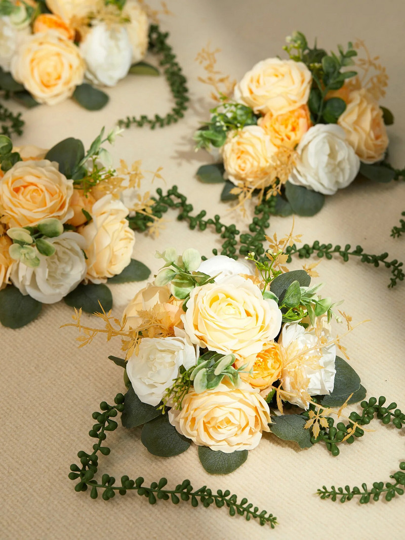 Kugla od umjetnog cvijeća Svilena ruža Božuri Lažni stol Cvjetna kugla Središnji dijelovi Party Vjenčanje Cesta Voditelj Pozadina Scena Deco