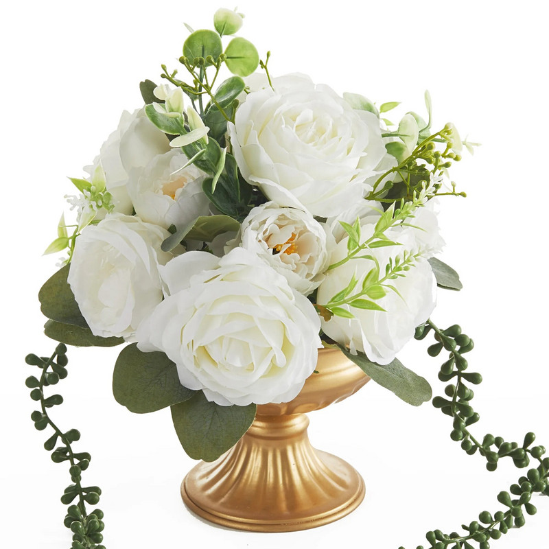 Kugla od umjetnog cvijeća Svilena ruža Božuri Lažni stol Cvjetna kugla Središnji dijelovi Party Vjenčanje Cesta Voditelj Pozadina Scena Deco