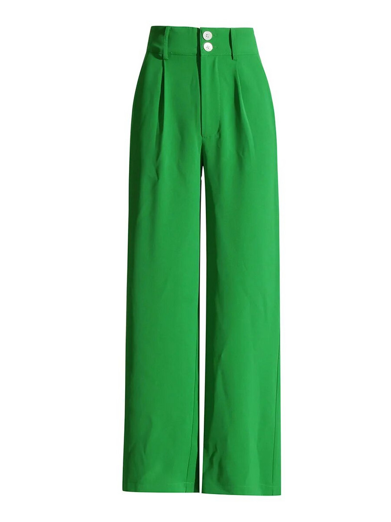 Getspring sieviešu bikškostīmi 2023. gada rudens modes eleganta īsa žakete ar augstu vidukli, garas taisnas bikses, divu daļu komplekti, jauni