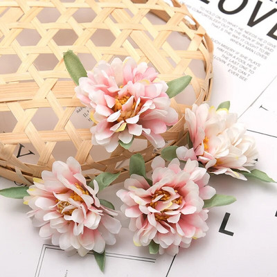 50 tk 5cm valge pojeng kunstsiidist lillepead meisterdamiseks peo kaunistamiseks pulma lilled seina pärg kinkekarp Scrapbooking