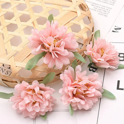 50 tk 5cm valge pojeng kunstsiidist lillepead meisterdamiseks peo kaunistamiseks pulma lilled seina pärg kinkekarp Scrapbooking