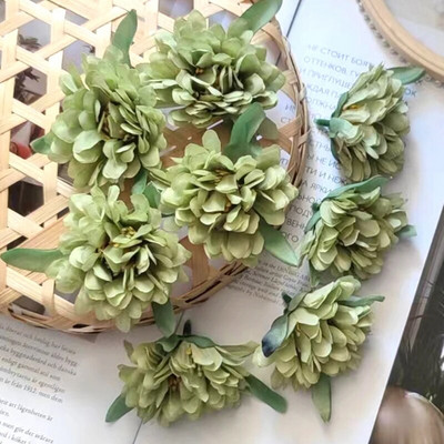 50 tk 5cm valge pojeng kunstsiidist lillepead meisterdamiseks peo kaunistamiseks pulma lilled seina pärg kinkekarp Scrapbooking