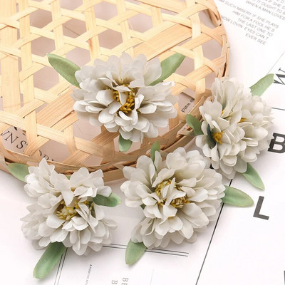 50 tk 5cm valge pojeng kunstsiidist lillepead meisterdamiseks peo kaunistamiseks pulma lilled seina pärg kinkekarp Scrapbooking