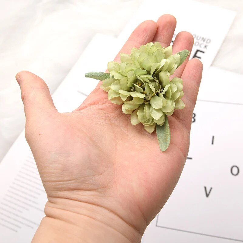 50 tk 5cm valge pojeng kunstsiidist lillepead meisterdamiseks peo kaunistamiseks pulma lilled seina pärg kinkekarp Scrapbooking