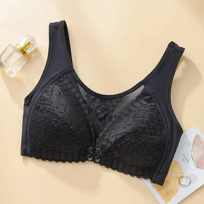 Sutiene de maternitate pentru alăptare pentru femei însărcinate Lenjerie Alăptare fără sârmă Închidere frontală Sutien pentru alăptare Sutien de dimensiuni mari