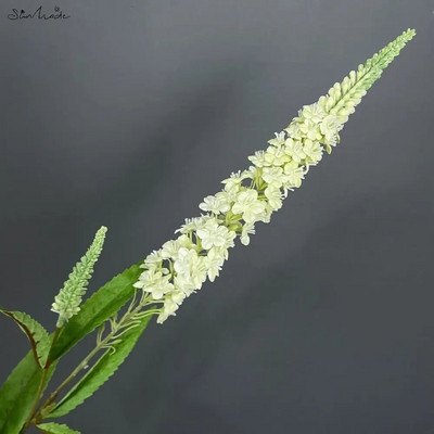 SunMade Lavanda s jednom stabljikom Nježno svileno umjetno cvijeće Kućna dekoracija vjenčanja Cvjetni aranžman Proljetni dekor Plavo cvijeće