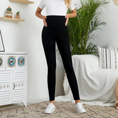 Elastīgi augsta jostasvieta grūtnieču legingi, izdilis grūtniecēm, balsts uz vēderu pēcdzemdību leggins Body Shaper fitnesa bikses