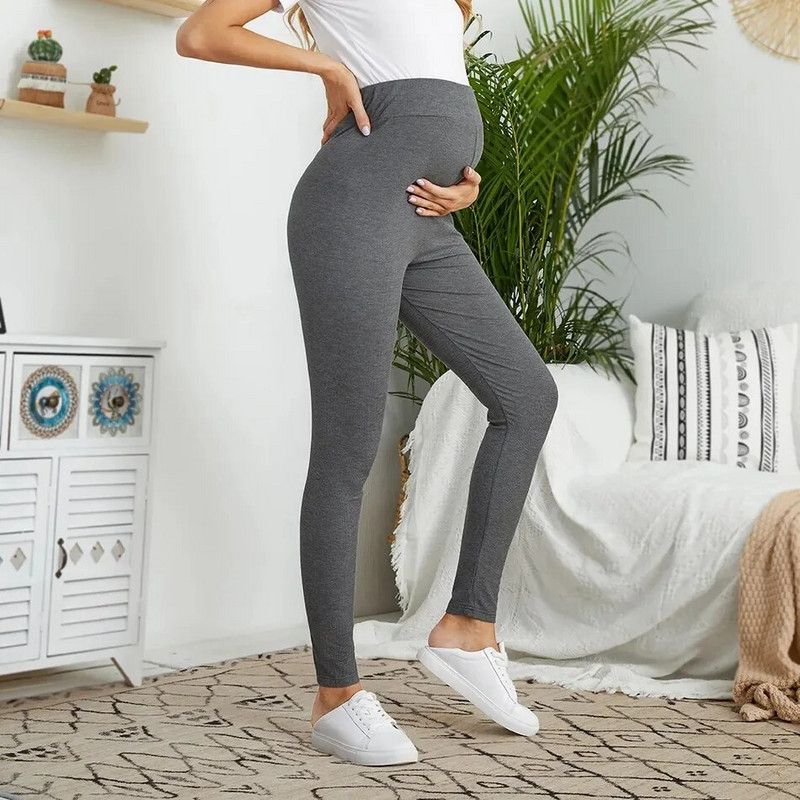 Elastīgi augsta jostasvieta grūtnieču legingi, izdilis grūtniecēm, balsts uz vēderu pēcdzemdību leggins Body Shaper fitnesa bikses