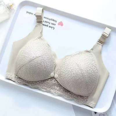 Ženski grudnjak za trudnice za dojenje Grudnjak za trudnoću i dojenje Čipkani prozračni grudnjak za dojenje Odjeća za trudnice Odjeća