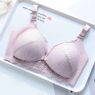 Ženski grudnjak za trudnice za dojenje Grudnjak za trudnoću i dojenje Čipkani prozračni grudnjak za dojenje Odjeća za trudnice Odjeća