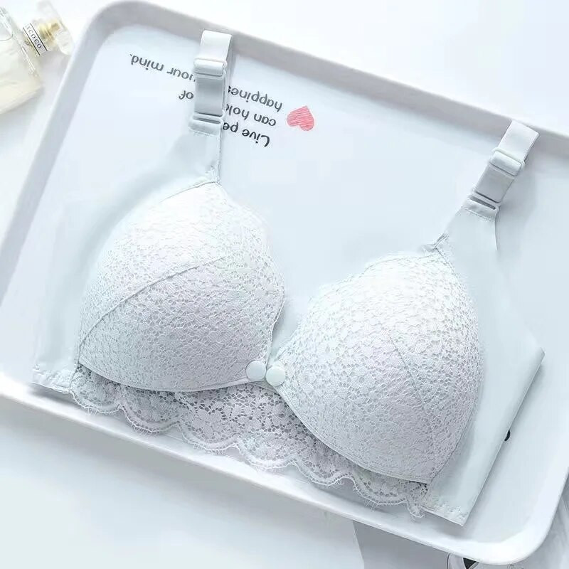 Ženski grudnjak za trudnice za dojenje Grudnjak za trudnoću i dojenje Čipkani prozračni grudnjak za dojenje Odjeća za trudnice Odjeća