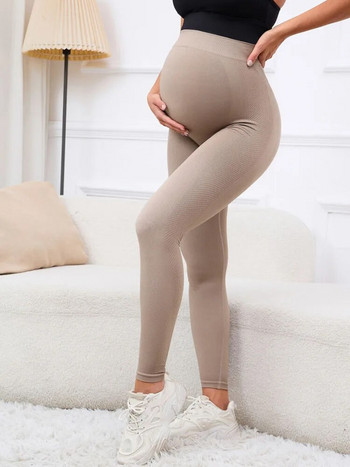 CARECODE Παντελόνι γιόγκα εγκυμοσύνης Ελαστικό ψηλόμεσο κολάν Στήριγμα κοιλιάς Body Shaper Παντελόνι Αθλητικό Γυμναστήριο Γυναικείο κολάν εγκυμοσύνης