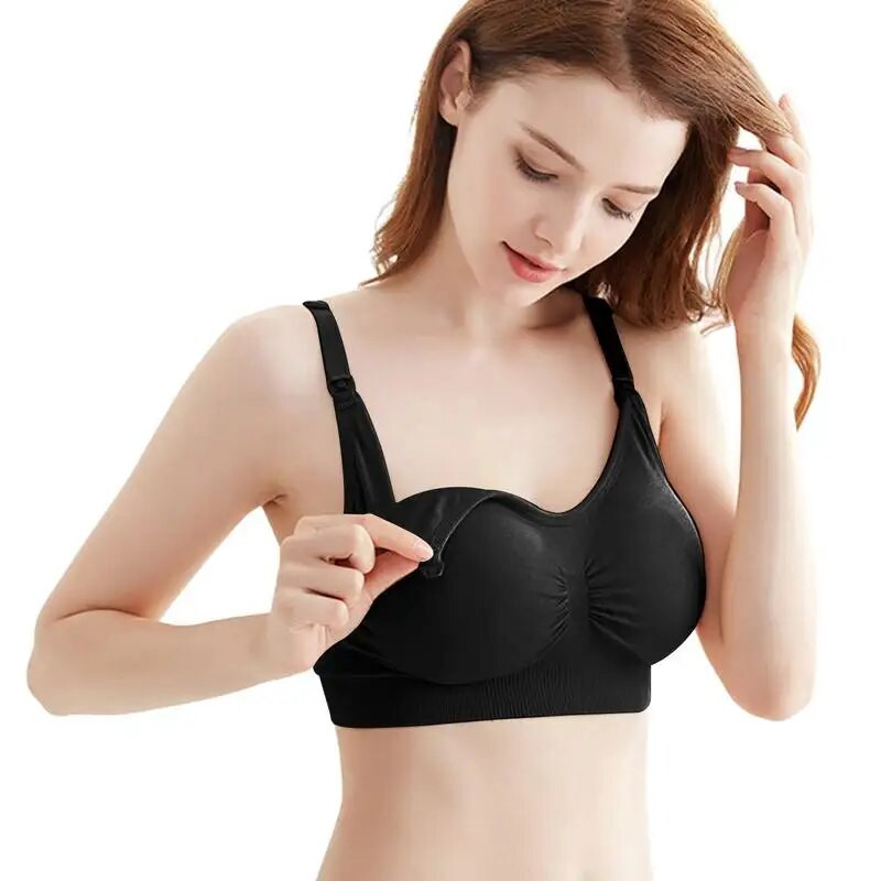 Comfort Smooth Sieviešu māsu krūšturi bez tērauda gredzena, barošanas krūšturis grūtniecēm barojošs krūšturis bez tērauda gredzenu kopšanas krūšturi