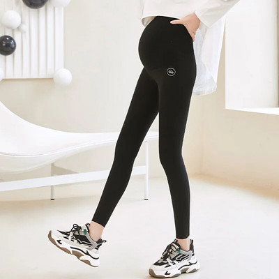 CARECODE Proljetne tajice za trudnice Podrška za trbuh za trudnice Barbie hlače Tanke bešavne tajice visokog struka Hlače za jogu