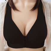 Bešavni seksi grudnjak s otvorenom košaricom velike veličine za trudničku odjeću, trudničke žene, kopčanje sprijeda, dojenje, grudnjak za dojenje