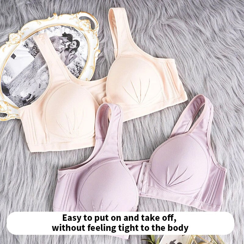 Bešavni seksi grudnjak s otvorenom košaricom velike veličine za trudničku odjeću, trudničke žene, kopčanje sprijeda, dojenje, grudnjak za dojenje