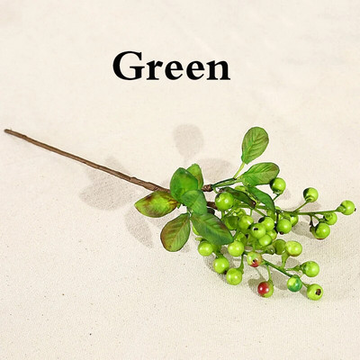 Műbogyó Hamis virágok Otthoni Irodai Party Esküvő Karácsonyi Szimuláció Bogyó Díszek Karácsonyfa Díszek Barkács kiegészítők