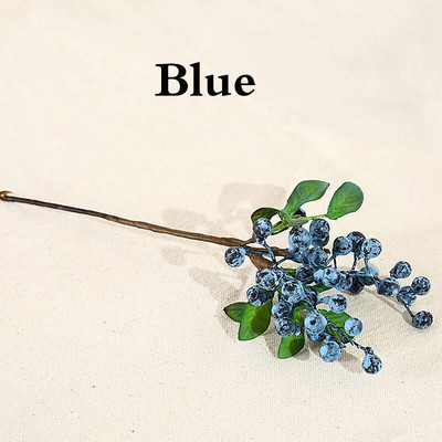 Műbogyó Hamis virágok Otthoni Irodai Party Esküvő Karácsonyi Szimuláció Bogyó Díszek Karácsonyfa Díszek Barkács kiegészítők